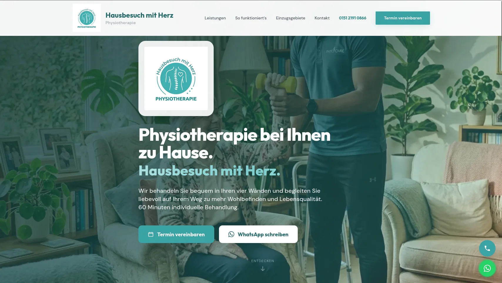 Hausbesuch mit Herz – Physiotherapie
